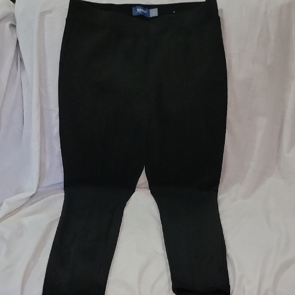 Old Navy Black Dress Pants Classic Straight-Leg